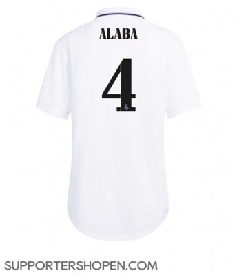 Real Madrid David Alaba #4 Hemma Matchtröja Dam 2022-23 Kortärmad